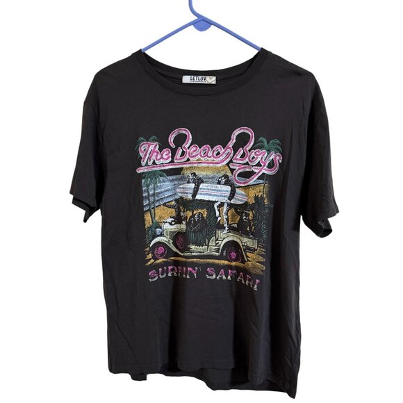 Anthropologie Beach Boys Letluv Graphic T-Shirt - Picture 3 of 7